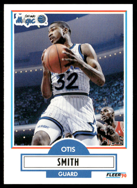 Otis Smith 1990-91 Fleer #135 Orlando Magic