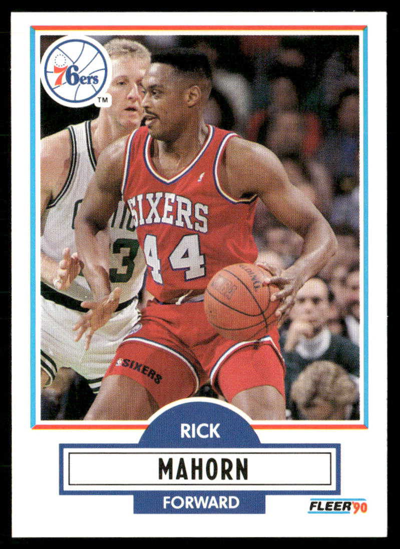 Rick Mahorn 1990-91 Fleer #144 Philadelphia 76ers