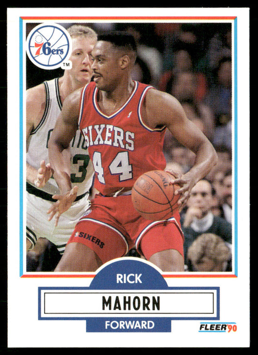 Rick Mahorn 1990-91 Fleer #144 Philadelphia 76ers