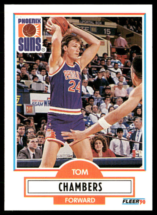Tom Chambers 1990-91 Fleer #146 Phoenix Suns