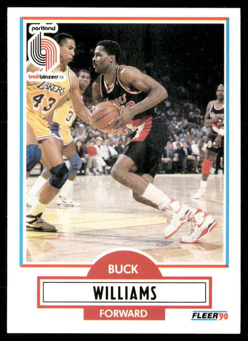 Buck Williams 1990-91 Fleer #160 Portland Trail Blazers