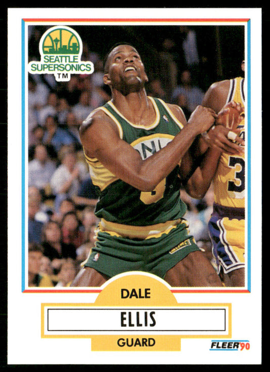 Dale Ellis 1990-91 Fleer #177 Seattle SuperSonics