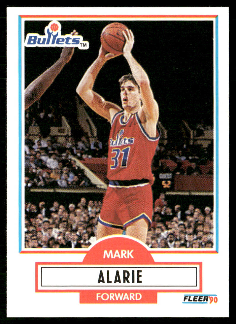 Mark Alarie 1990-91 Fleer #190 Washington Bullets