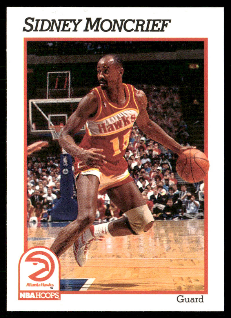 Sidney Moncrief 1991-92 Hoops #3 Atlanta Hawks