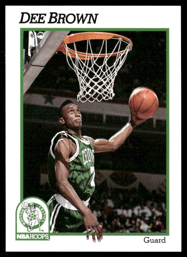 Dee Brown 1991-92 Hoops #10 Boston Celtics