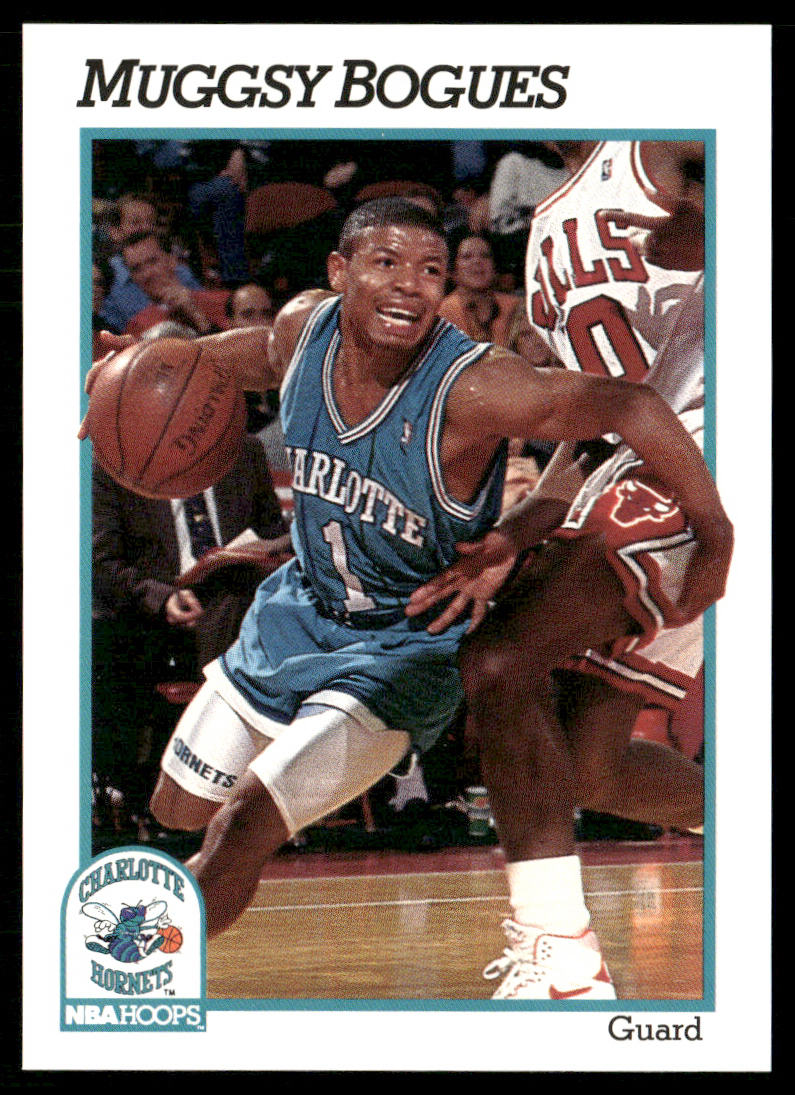 Muggsy Bogues 1991-92 Hoops #18 Charlotte Hornets