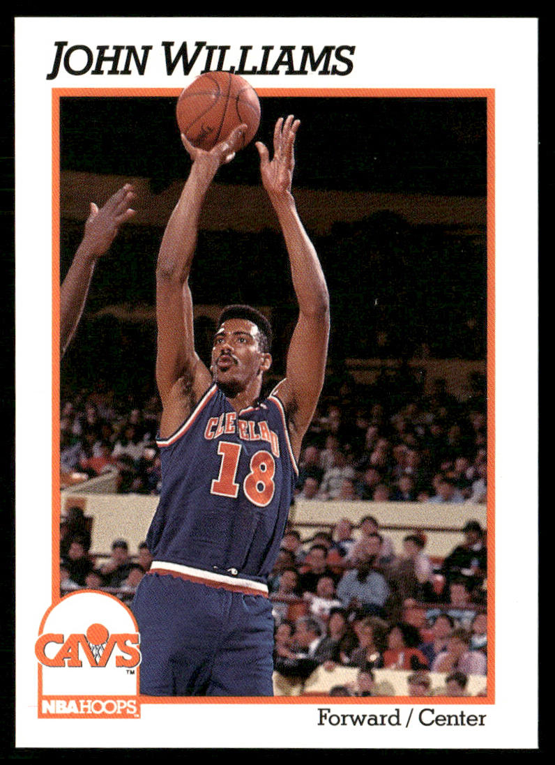 John Williams 1991-92 Hoops #42 Cleveland Cavaliers