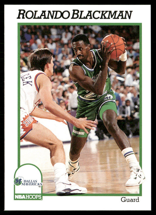 Rolando Blackman 1991-92 Hoops #43 Dallas Mavericks