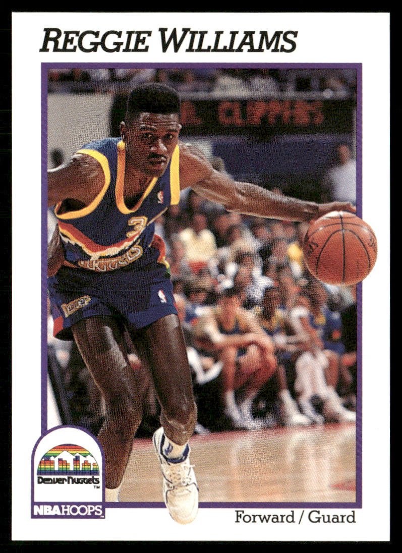 Reggie Williams 1991-92 Hoops #56 Denver Nuggets