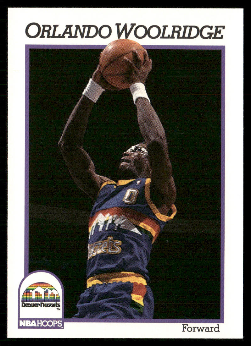 Orlando Woolridge 1991-92 Hoops #58 Denver Nuggets