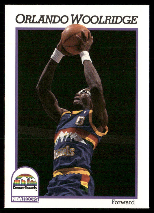 Orlando Woolridge 1991-92 Hoops #58 Denver Nuggets