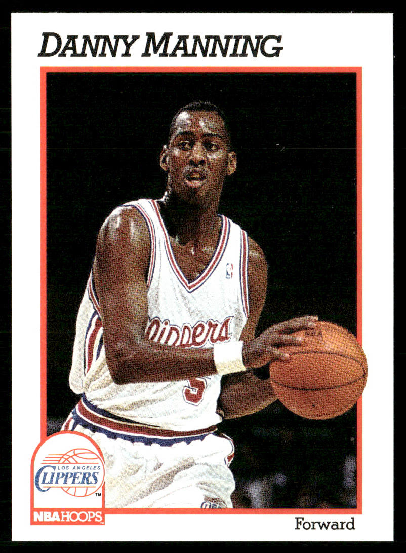 Danny Manning 1991-92 Hoops #94 Los Angeles Clippers