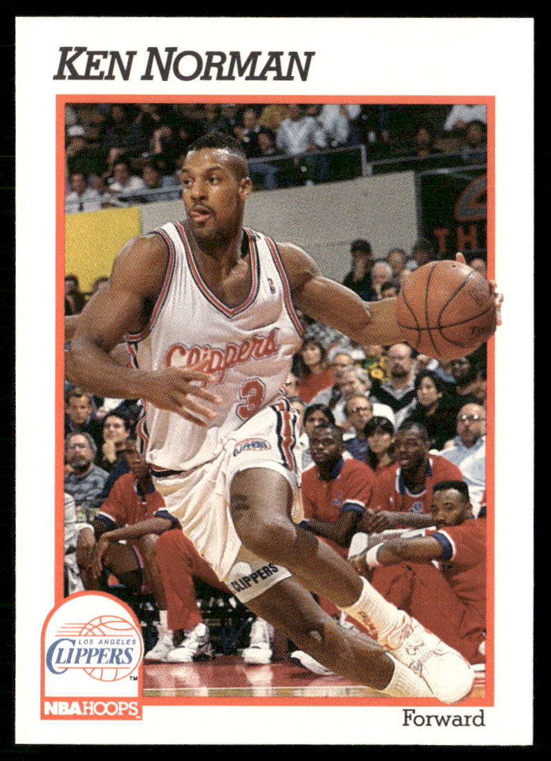 Ken Norman 1991-92 Hoops #96 Los Angeles Clippers