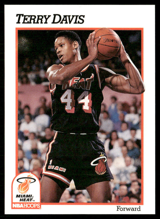 Terry Davis 1991-92 Hoops #109 Miami Heat
