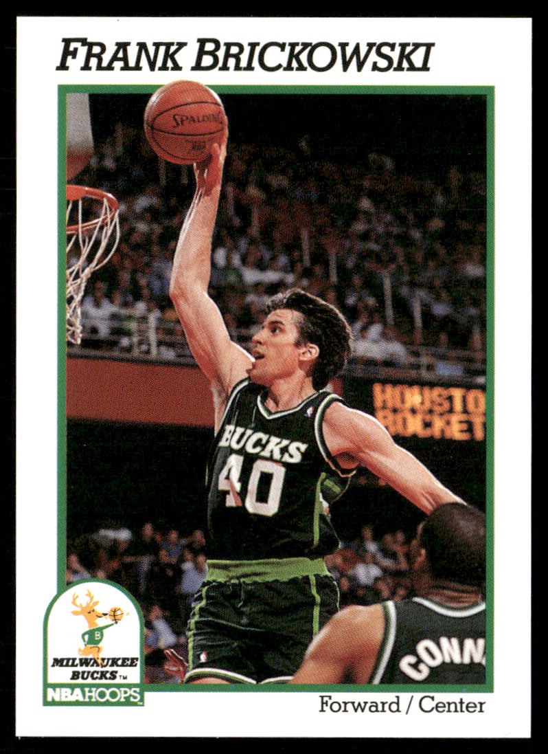 Frank Brickowski 1991-92 Hoops #115 Milwaukee Bucks