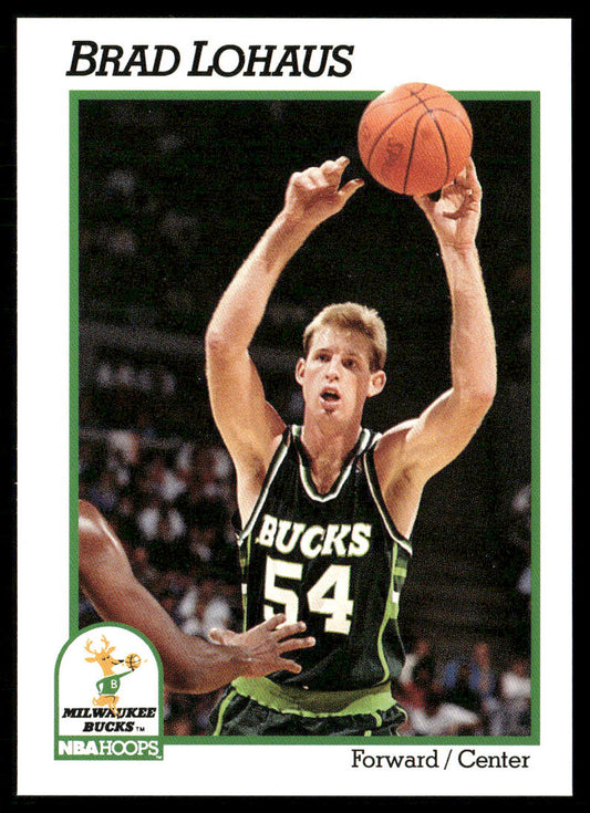 Brad Lohaus 1991-92 Hoops #118 Milwaukee Bucks