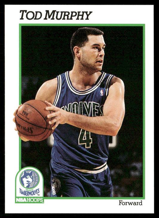 Tod Murphy 1991-92 Hoops #128 Minnesota Timberwolves