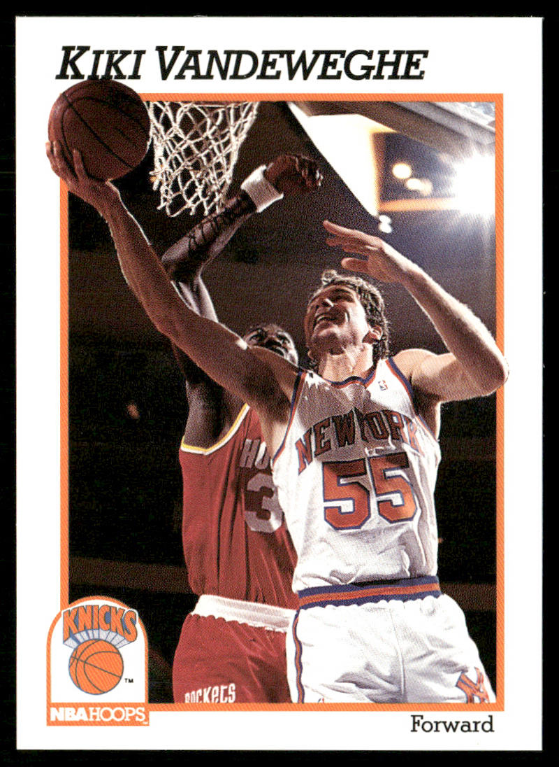 Kiki Vandeweghe 1991-92 Hoops #144 New York Knicks
