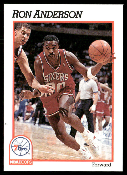 Ron Anderson 1991-92 Hoops #155 Philadelphia 76ers