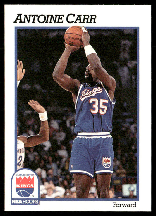 Antoine Carr 1991-92 Hoops #181 Sacramento Kings