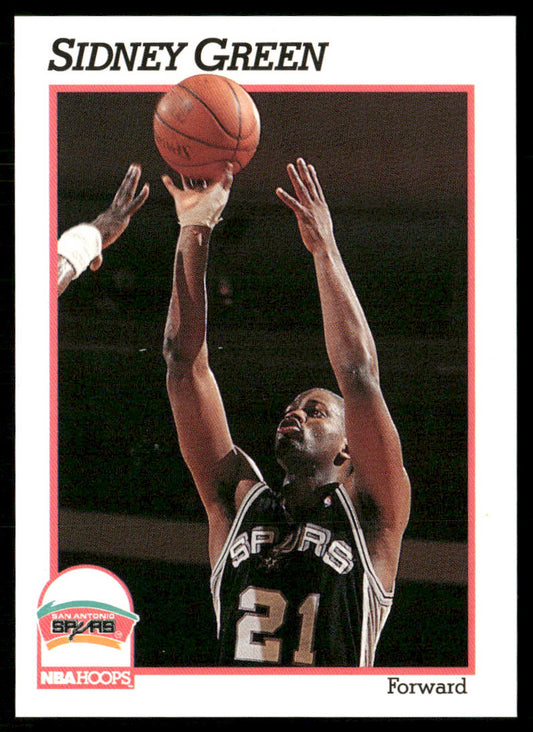 Sidney Green 1991-92 Hoops #191 San Antonio Spurs