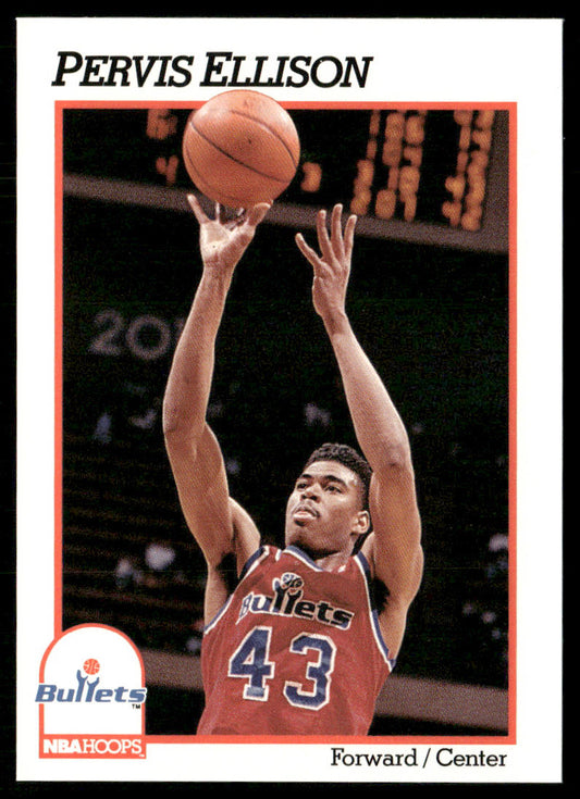 Pervis Ellison 1991-92 Hoops #214 Washington Bullets