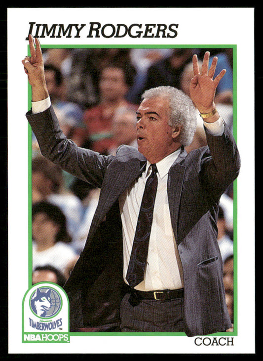 Jimmy Rodgers 1991-92 Hoops #236 Minnesota Timberwolves
