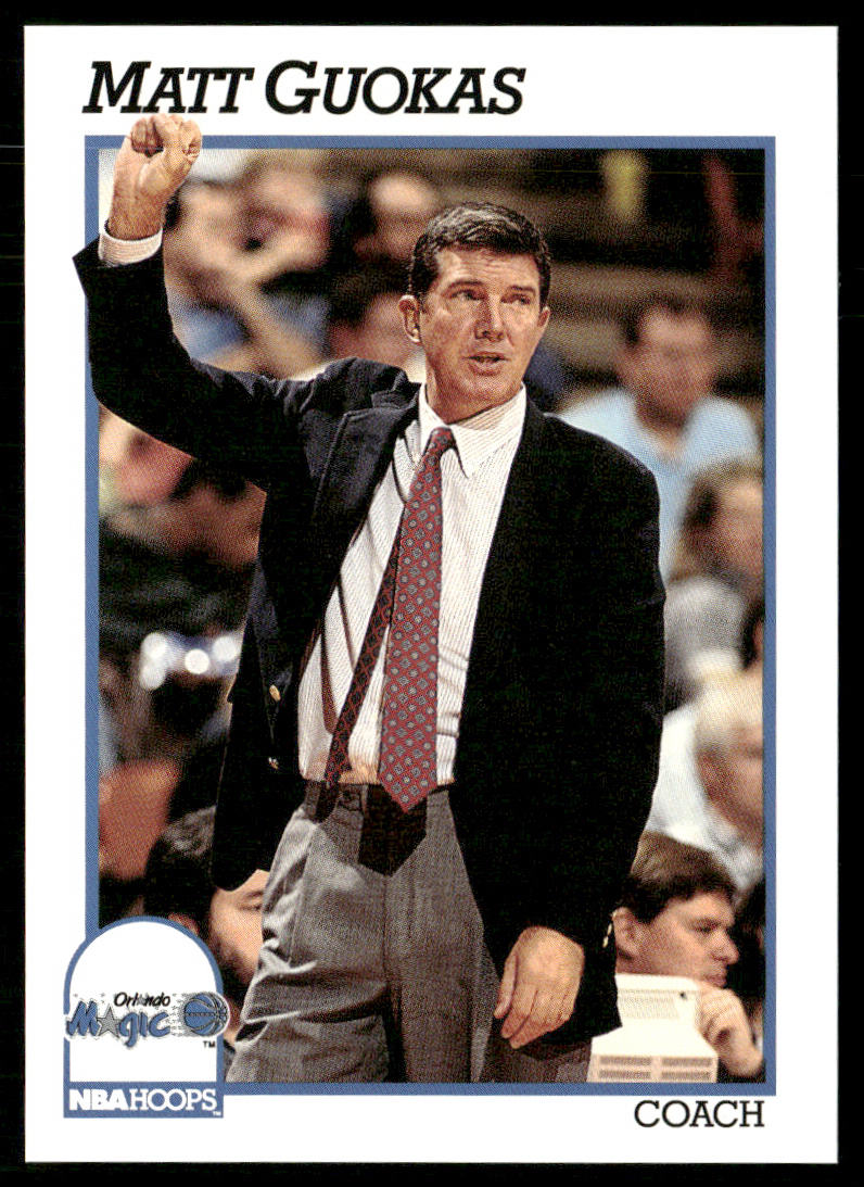 Matt Guokas 1991-92 Hoops #239 Orlando Magic