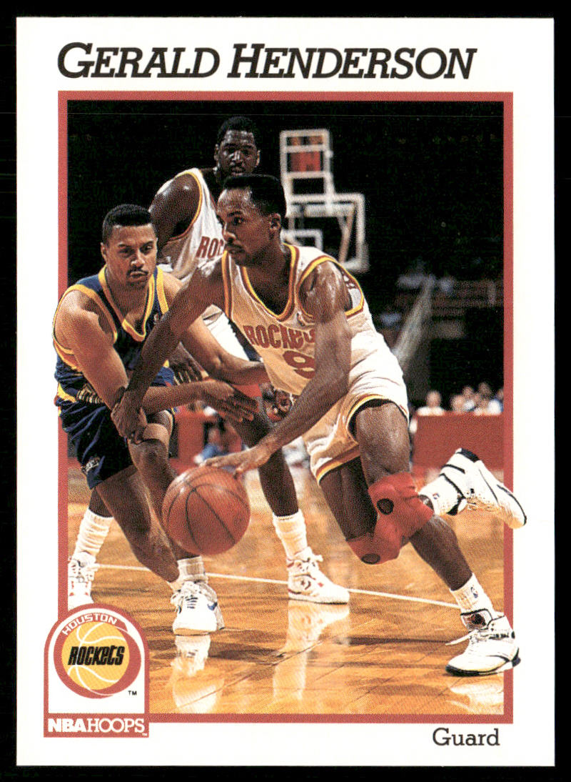 Gerald Henderson 1991-92 Hoops #369 Houston Rockets