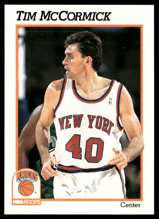 Tim McCormick 1991-92 Hoops #402 New York Knicks