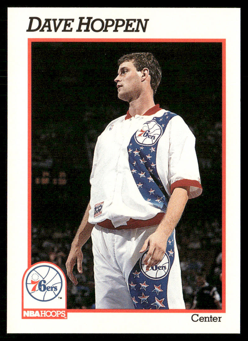 Dave Hoppen 1991-92 Hoops #411 Philadelphia 76ers