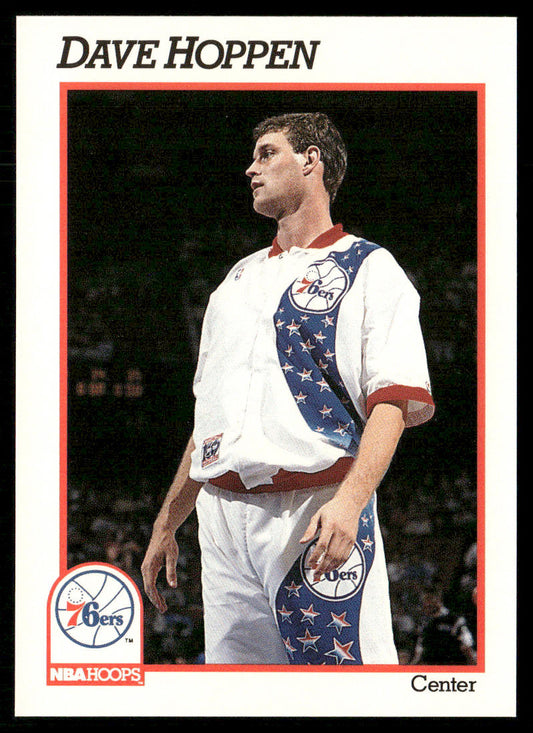 Dave Hoppen 1991-92 Hoops #411 Philadelphia 76ers