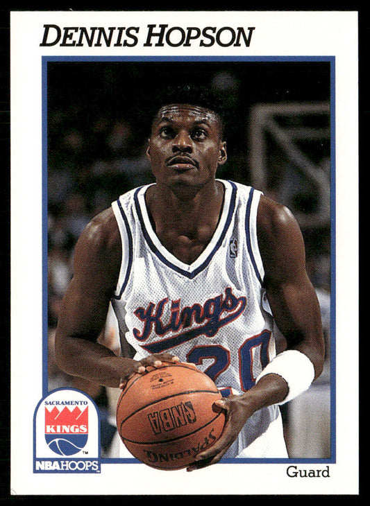 Dennis Hopson 1991-92 Hoops #426 Sacramento Kings