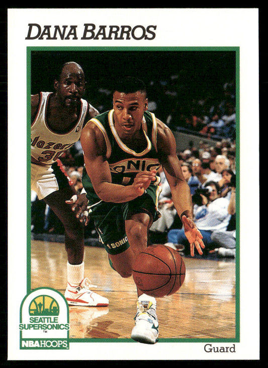 Dana Barros 1991-92 Hoops #438 Seattle SuperSonics