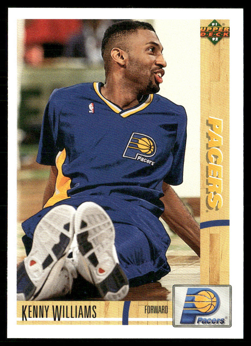 Kenny Williams 1991-92 Upper Deck #211 RC Indiana Pacers
