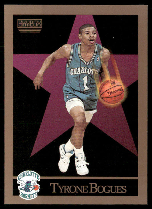 Tyrone Bogues 1990-91 SkyBox #26 Charlotte Hornets