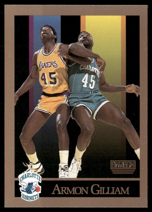 Armon Gilliam 1990-91 SkyBox #29 Charlotte Hornets