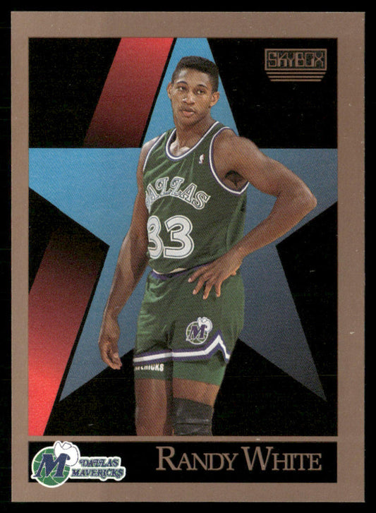 Randy White 1990-91 SkyBox #69 RC Dallas Mavericks