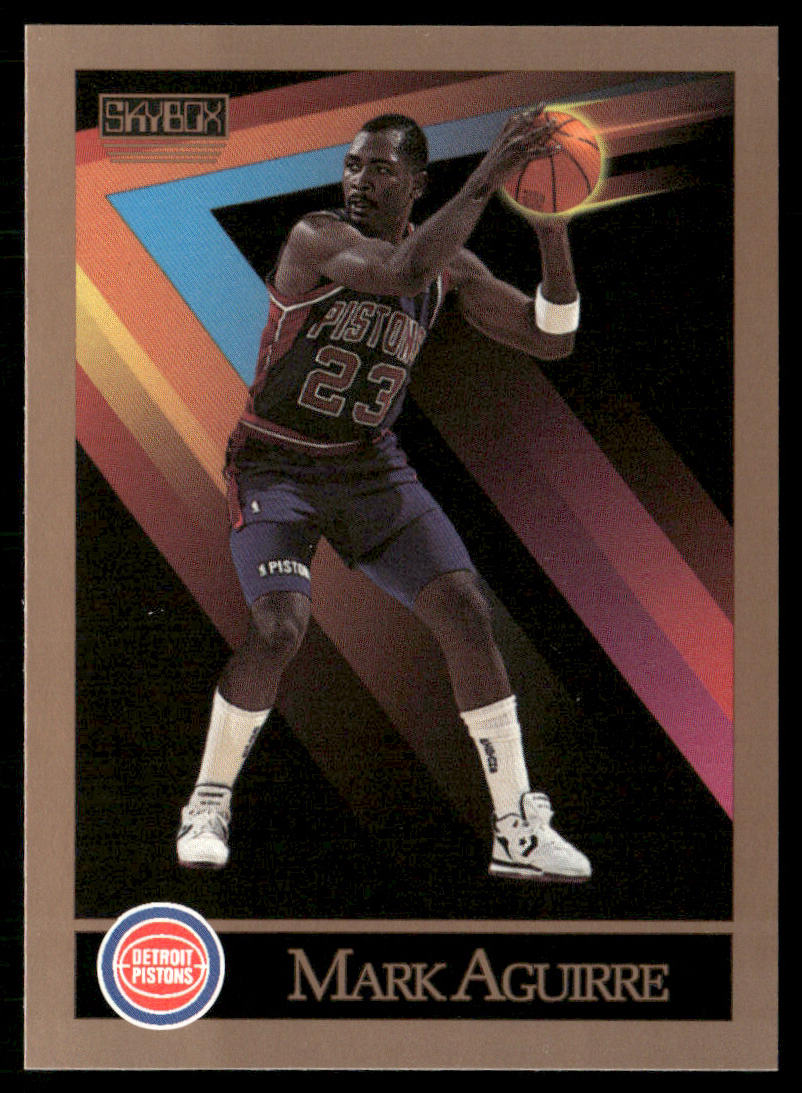Mark Aguirre 1990-91 SkyBox #82 Detroit Pistons