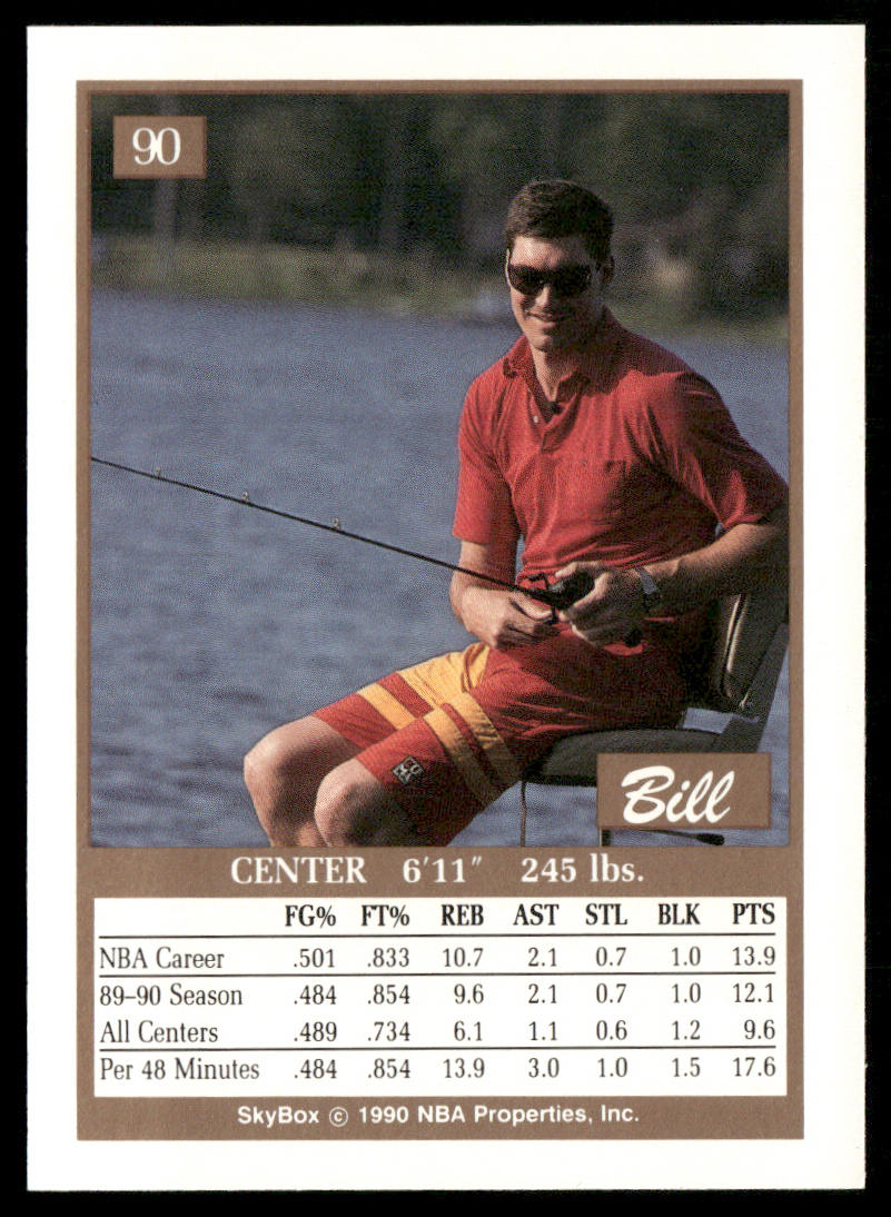 Bill Laimbeer 1990-91 SkyBox #90 Detroit Pistons