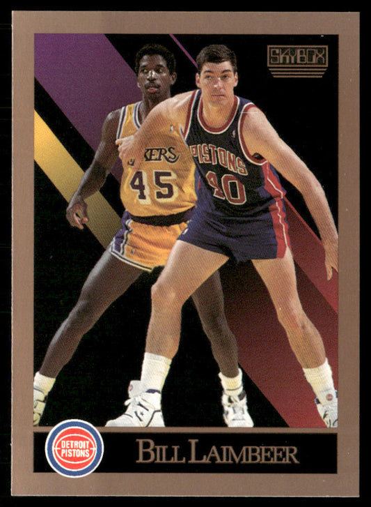 Bill Laimbeer 1990-91 SkyBox #90 Detroit Pistons