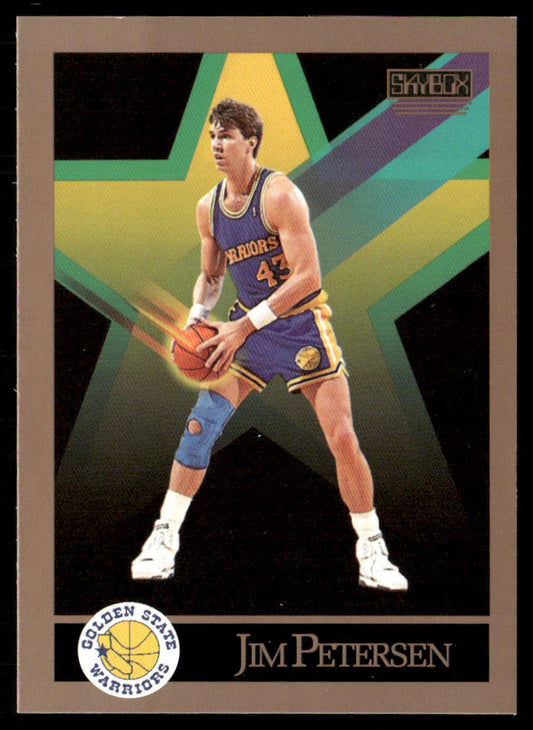 Jim Petersen 1990-91 SkyBox #99 Golden State Warriors
