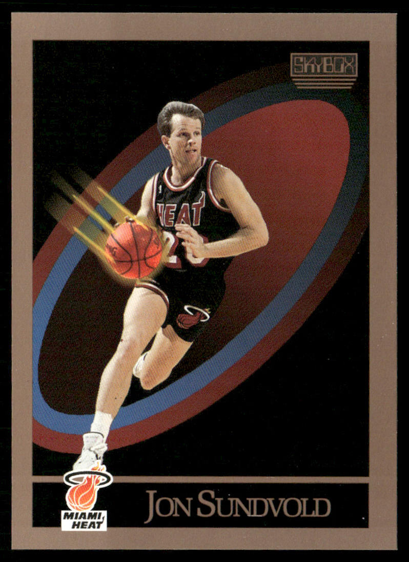 Jon Sundvold 1990-91 SkyBox #153 Miami Heat