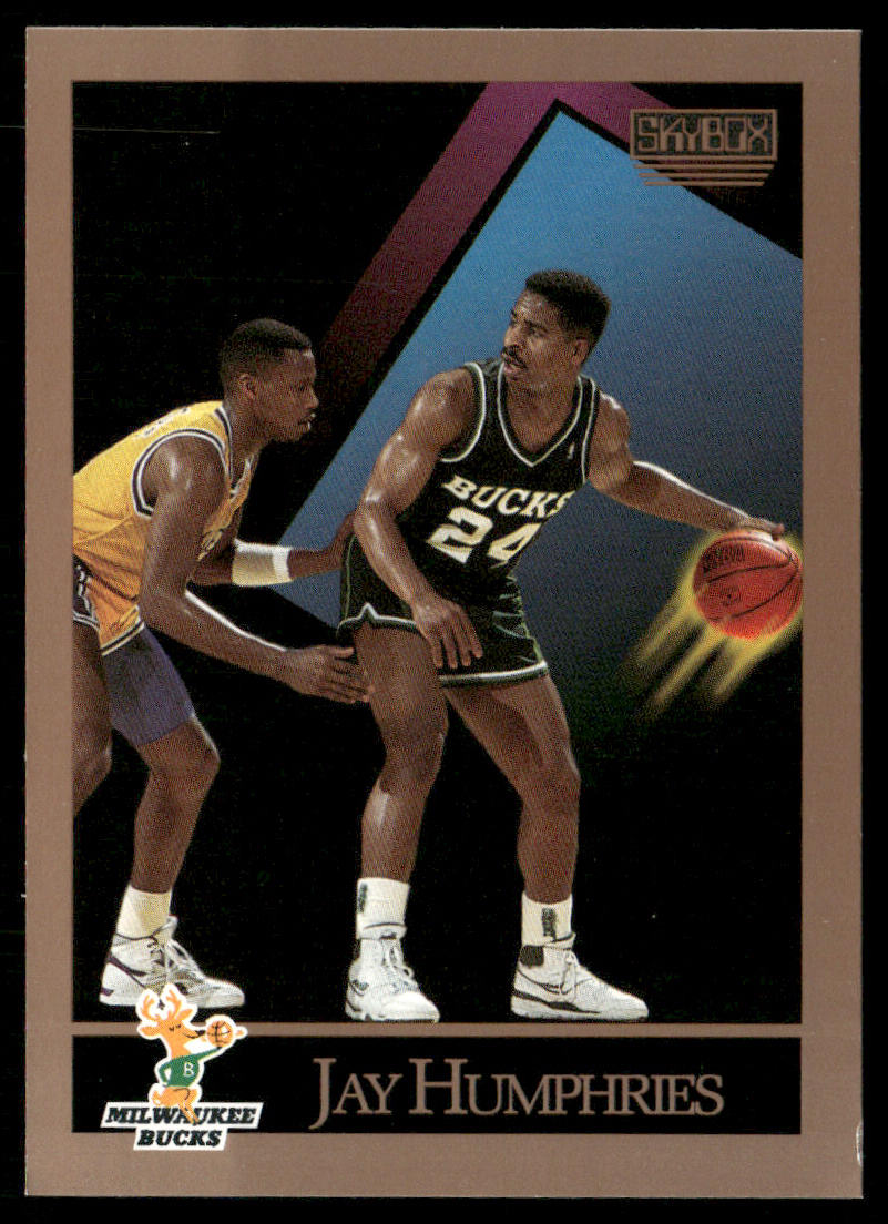 Jay Humphries 1990-91 SkyBox #158 Milwaukee Bucks