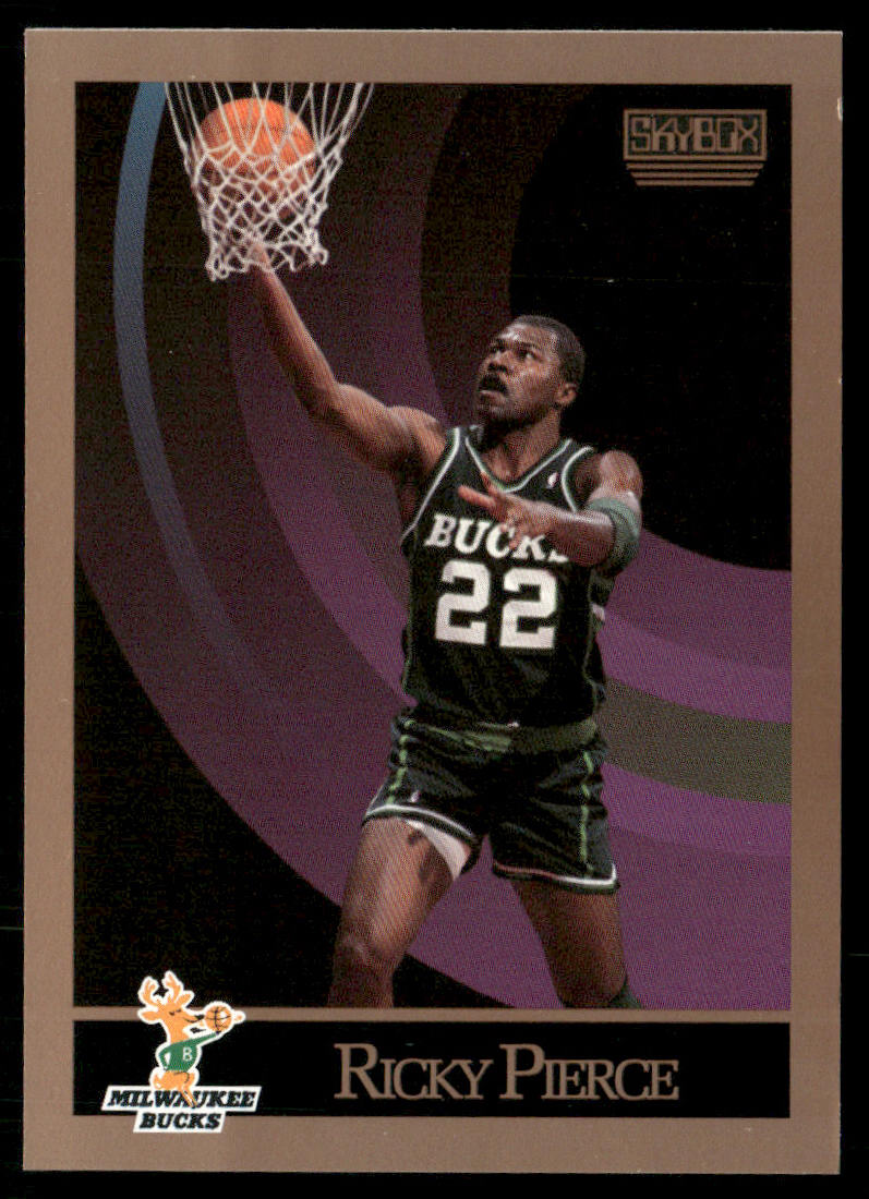 Ricky Pierce 1990-91 SkyBox #162 Milwaukee Bucks