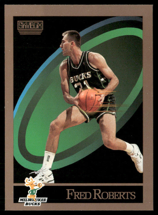 Fred Roberts 1990-91 SkyBox #164 Milwaukee Bucks