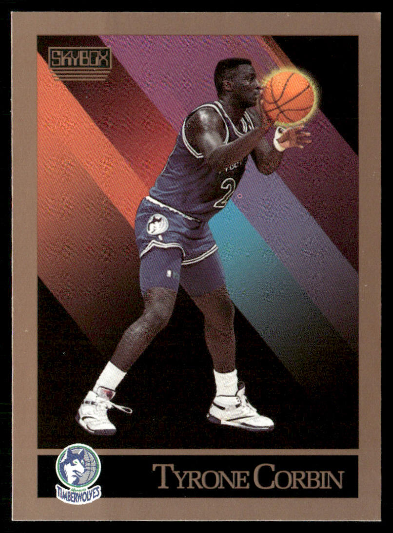 Tyrone Corbin 1990-91 SkyBox #169 Minnesota Timberwolves