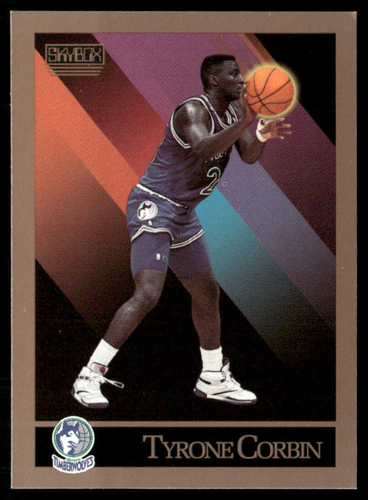 Tyrone Corbin 1990-91 SkyBox #169 Minnesota Timberwolves
