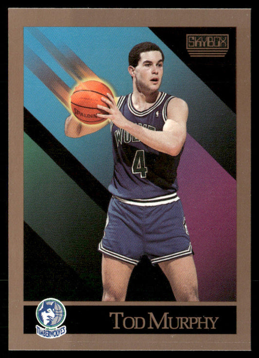 Tod Murphy 1990-91 SkyBox #172 Minnesota Timberwolves