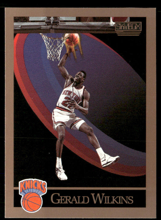 Gerald Wilkins 1990-91 SkyBox #197 New York Knicks